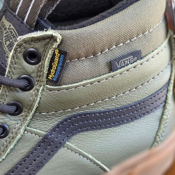 Vans Ultracush Sk-8 Hi MTE Waterproof Shoes Women's 9.5 Green Gum Insulated New - Picture 12 of 16